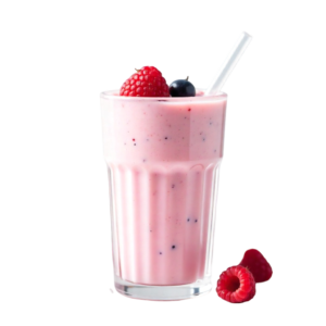 freepik berry smoothie in tall ribbed glass soft pink crea 90216 (1)